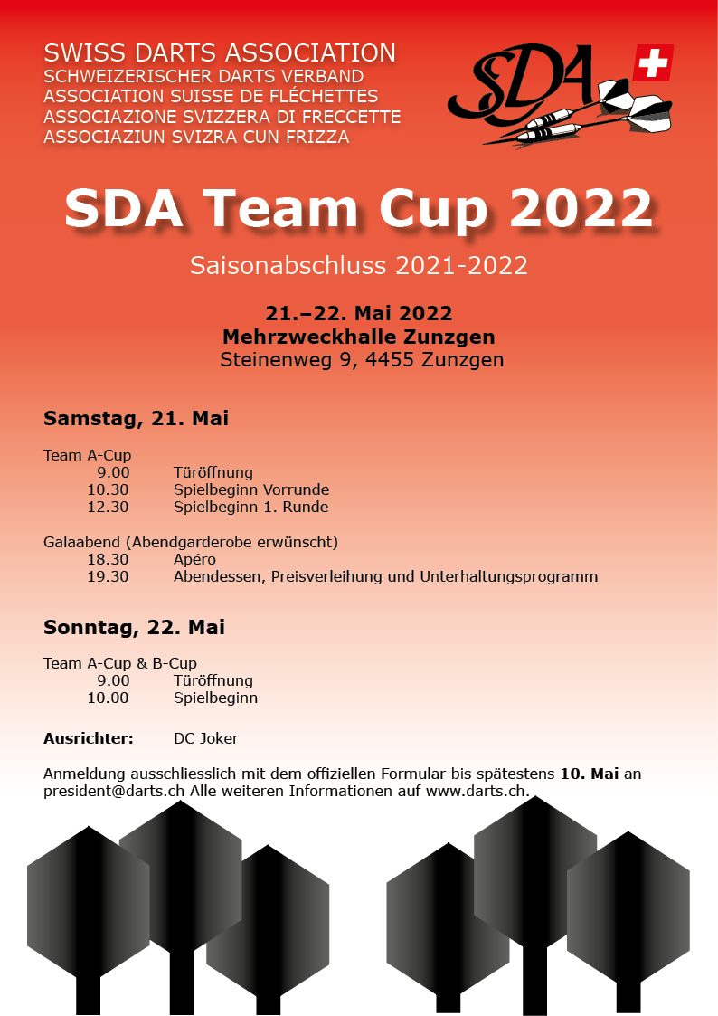 SDA Team Cup 2022: 23 Teams angemeldet