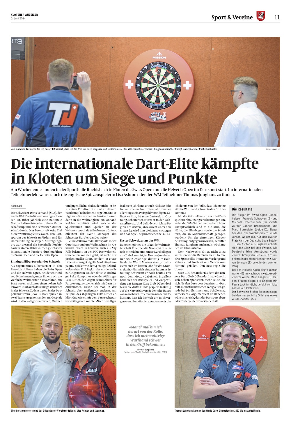 Swiss Open und Helvetia Open 2024