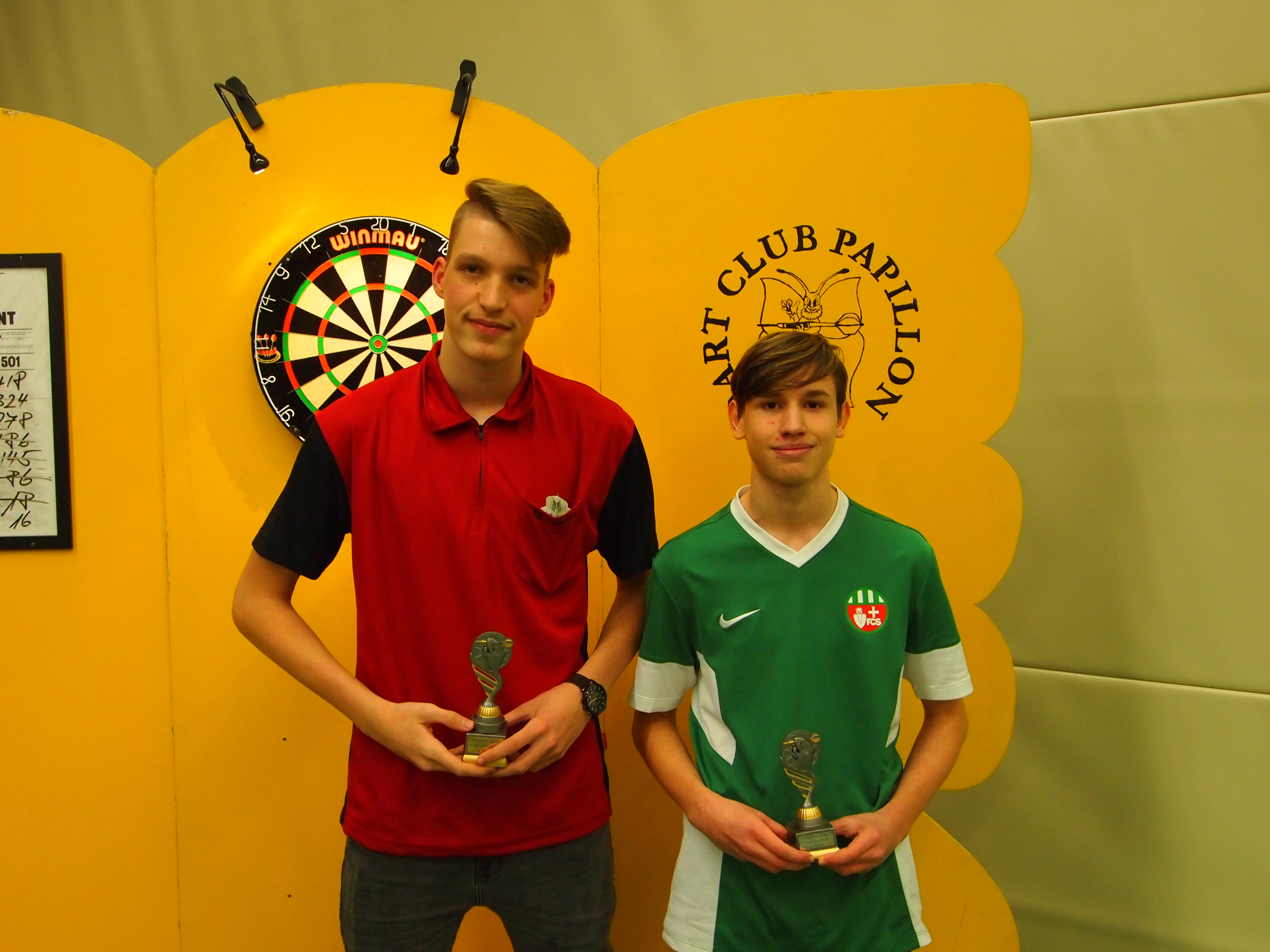 Papillon Open 2019 - Finalisten Junioren: Oliver Raulf und Viktor Vucic