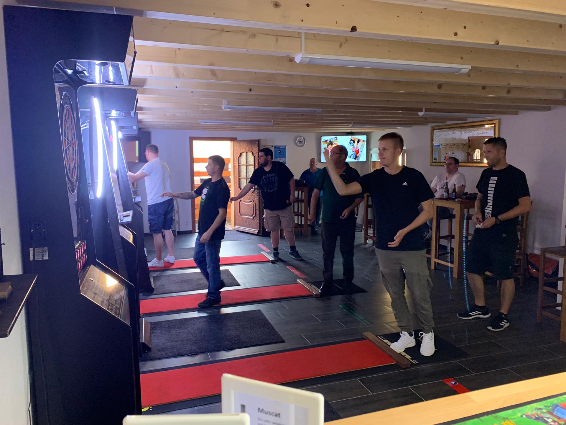 Impressionen vom Training der Herren-Nationalmannschaft in der Dart Ranch Hunzenschwil