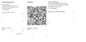 SDA Einzahlungsschein QR-Code