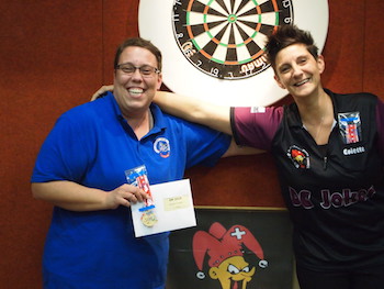 Darts Schweizer Meisterschaften 2019 - Sieger Damen Doppel: Jeannette Stoop & Colette Rudin