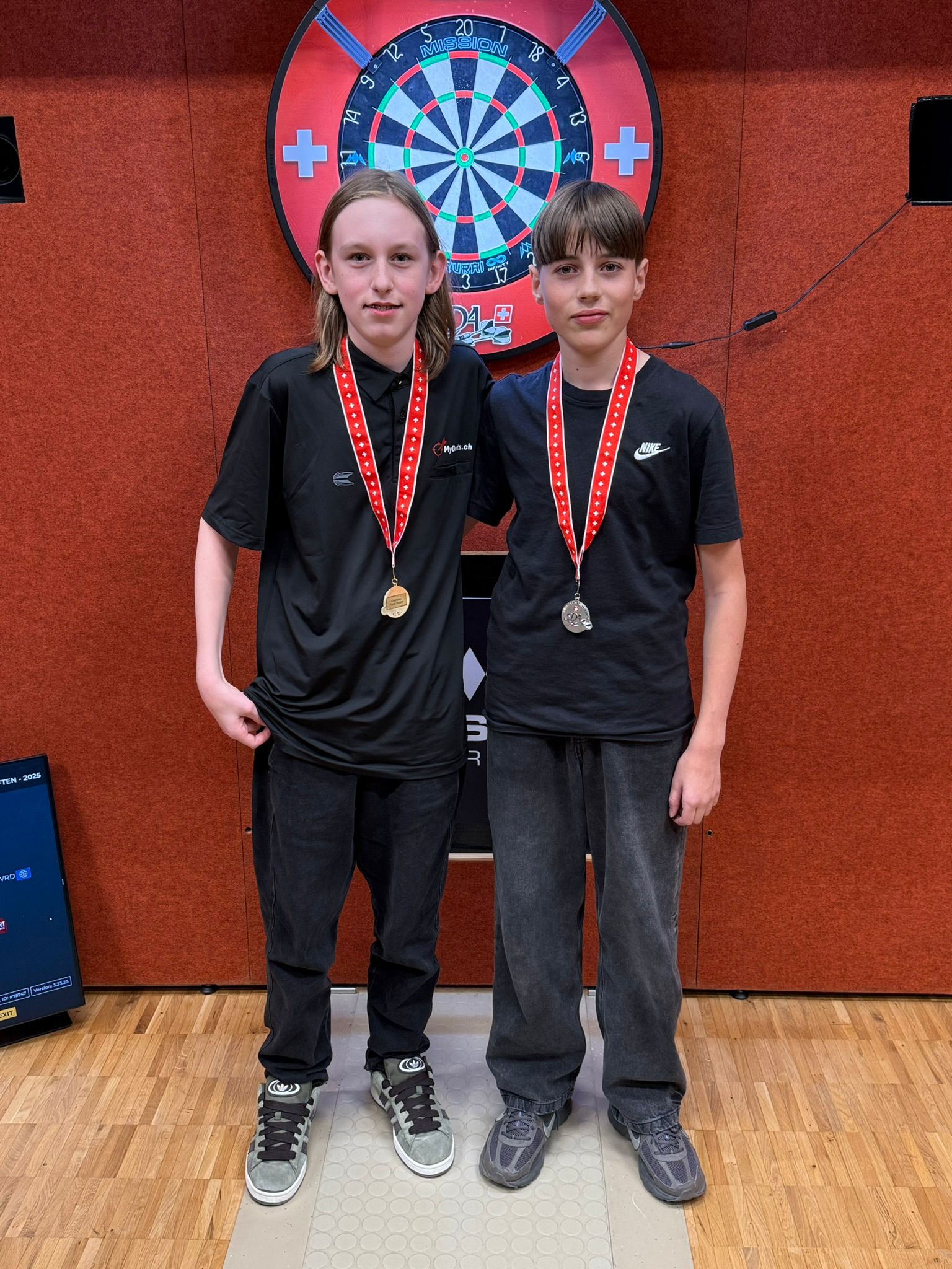 Championnats suisses 2025 - Finale simple juniors : Mael James Bachmann (Champion suisse) & Mattia Kobler