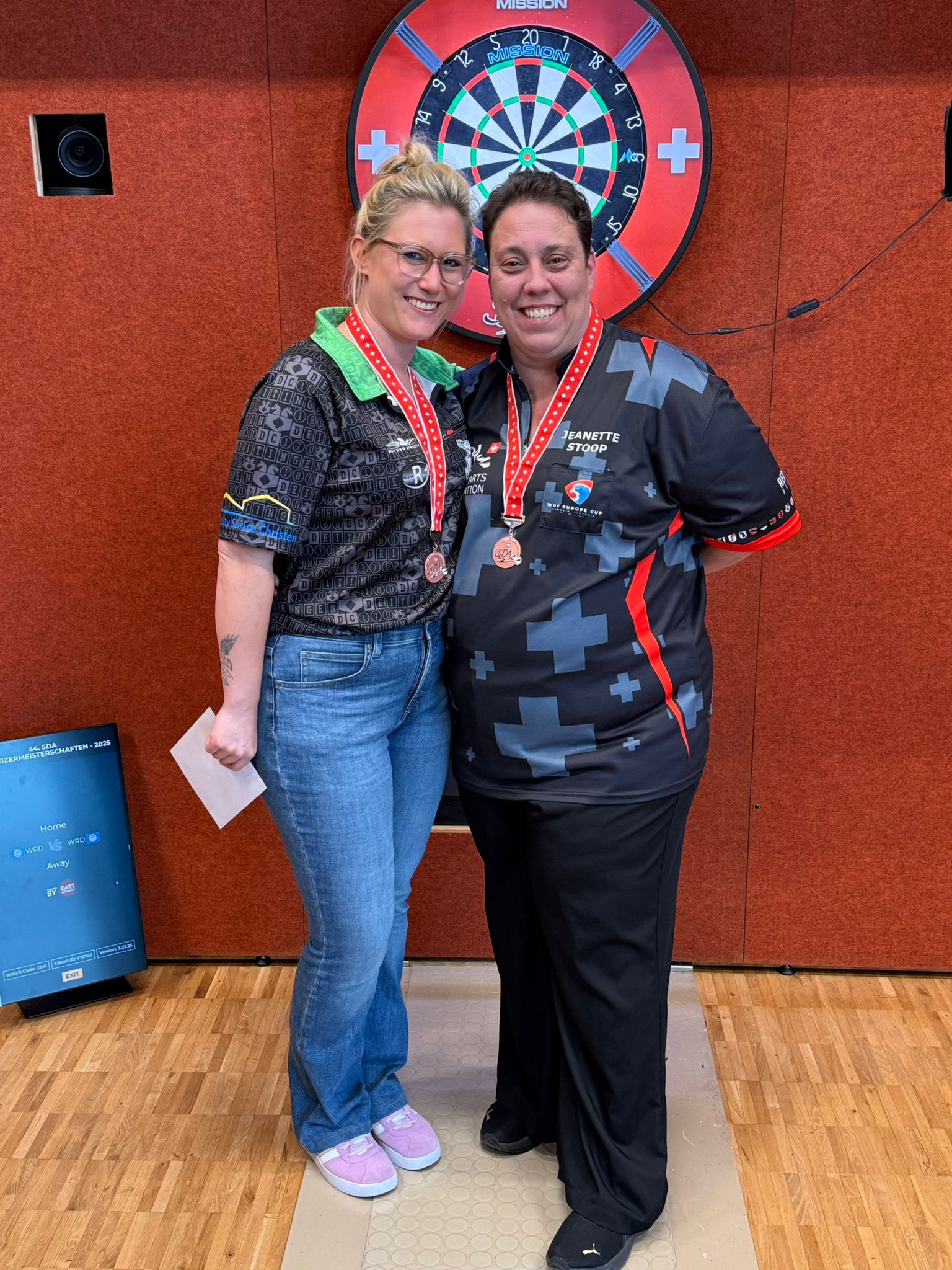 Championnats suisses 2025 - demi-finales simple dames: Fabienne Müller & Jeannette Stoop