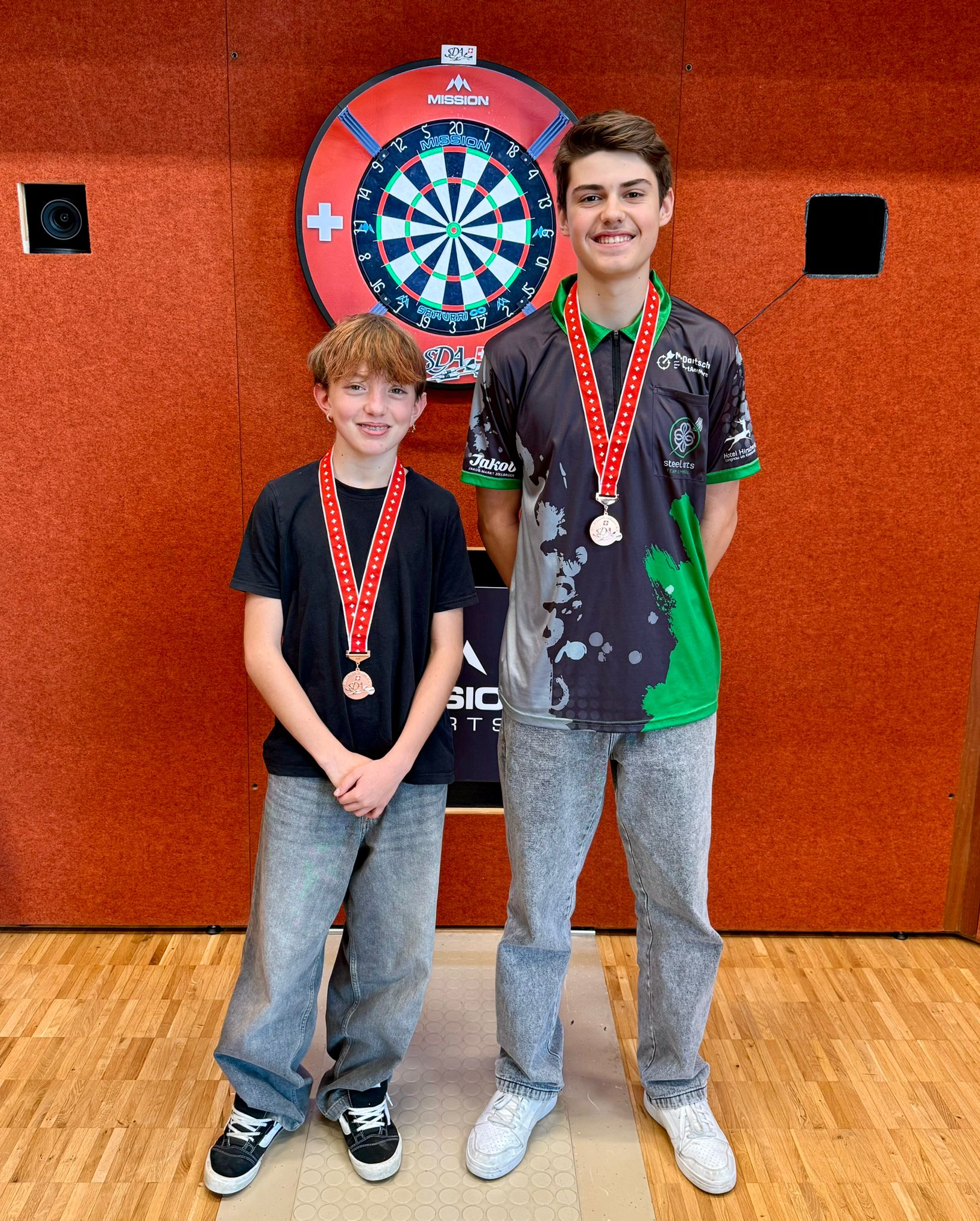 Championnats suisses 2025 - demi-finale simple juniors : Linus Gross & Elia Bühlmann