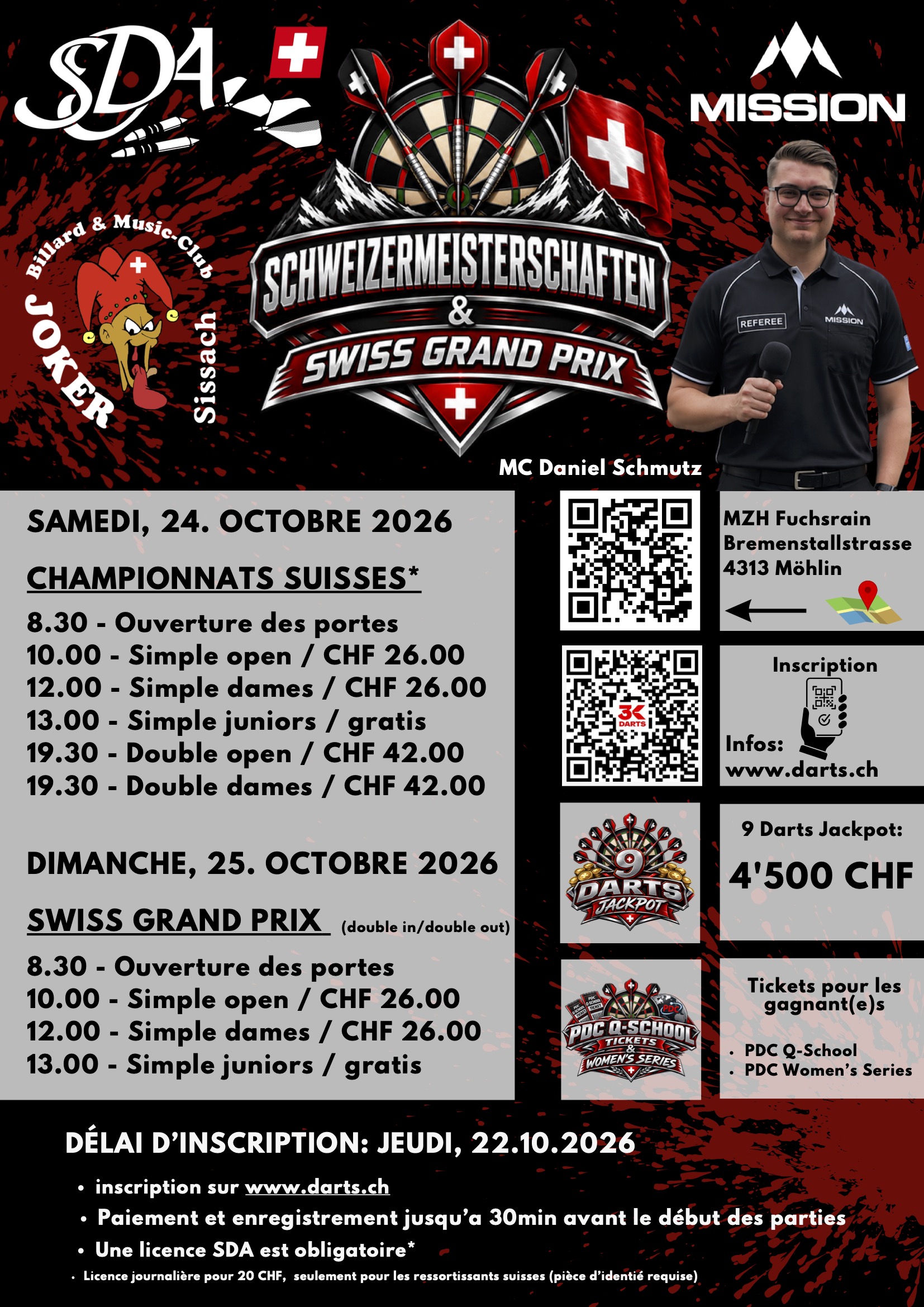 Affiche Championnats Suisses 2026